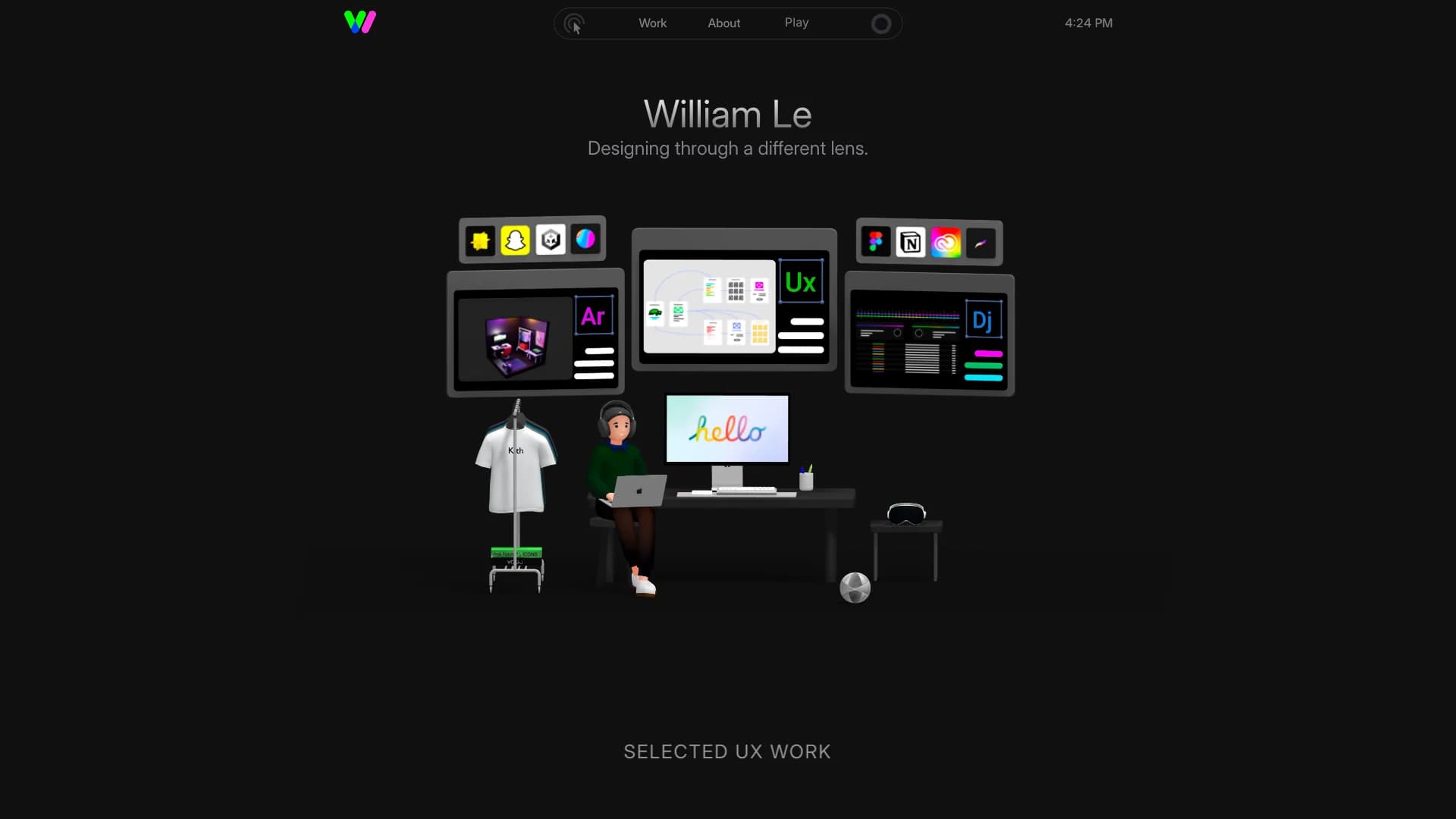 Portfolio website of William Le